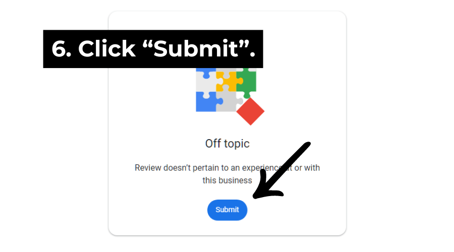 Step 6: Click submit. 